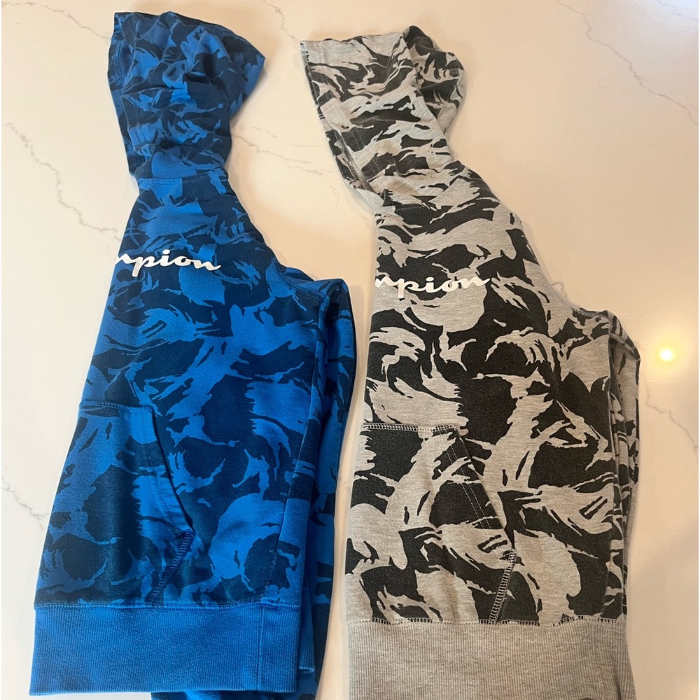 (2) Champion Hoodie Sweatshirts - XL Boys